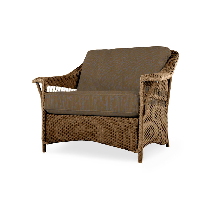 Nantucket Outdoor Lounge Chair, Decorline Natural, Bark