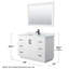 Ensemble de meuble-lavabo simple autoportant 48 po avec plateau en marbre Miranda-97925167-97925168
