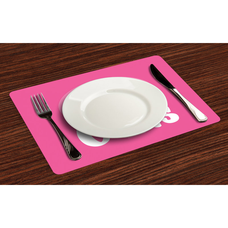Polyester Abstract Rectangle Placemat