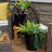 Captivating Vista 11.5" x 11.5" x 14" Round Ceramic Planter 2-Count - Obsidian-980870302-980870272