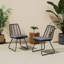 DEJA CHAIR, 2PCS avec 2 coussins, gris