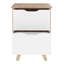 Lorreta 2 Drawer Bedside Table-1398862807