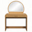 Coiffeuse de 39 po avec miroir à écran tactile, coiffeuse et tiroir pour chambre à coucher (tabouret non inclus)-1778440922