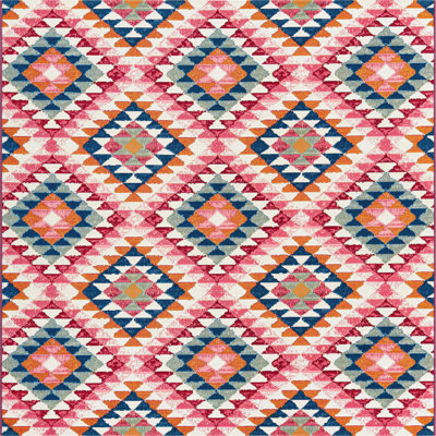 Outdoor Concord Area Rug Peach Color