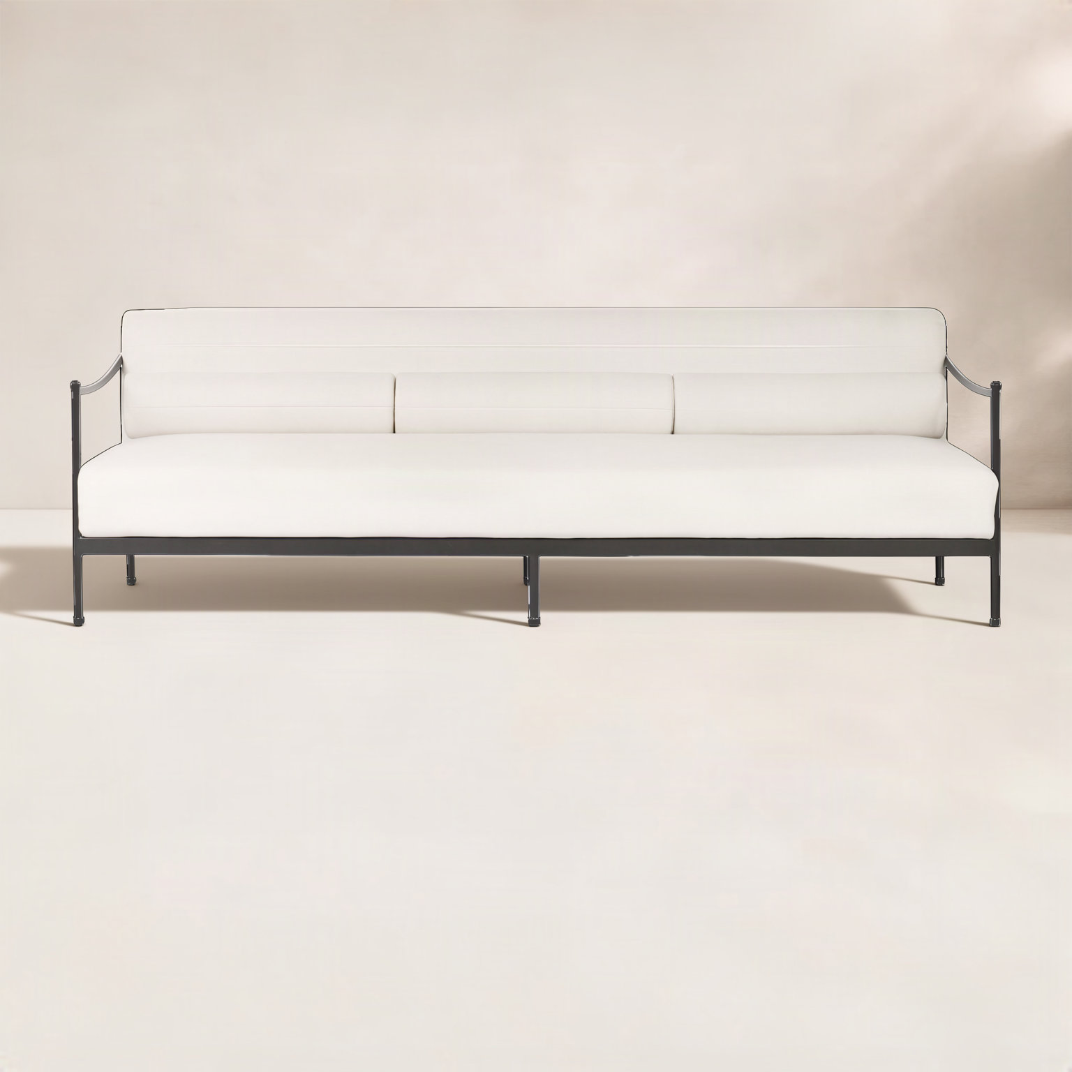 Letta 80" Patio Sofa, Bombay Flax