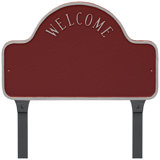 Lexington Welcome 3-Line Lawn Address Sign