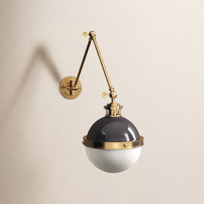 Manila Single Light Swing Arm Sconce