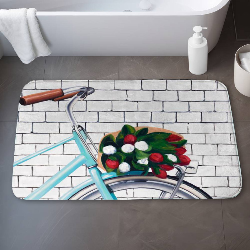 Diem Microfiber Non-Slip Bath Mat