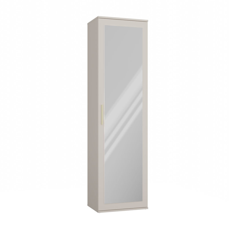 Hyland 1 Door Laminate Wardrobe, Cashmere