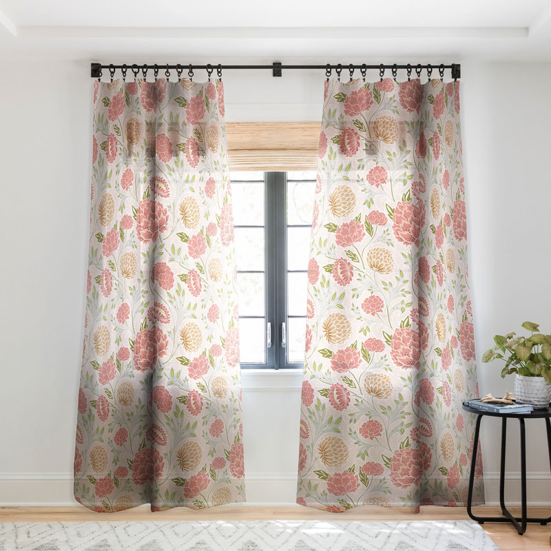 Rideau en polyester Okeelanta, L 50 po x L 84 po