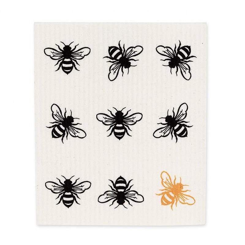 Set Of 2 Bee In Crest Dishcloth