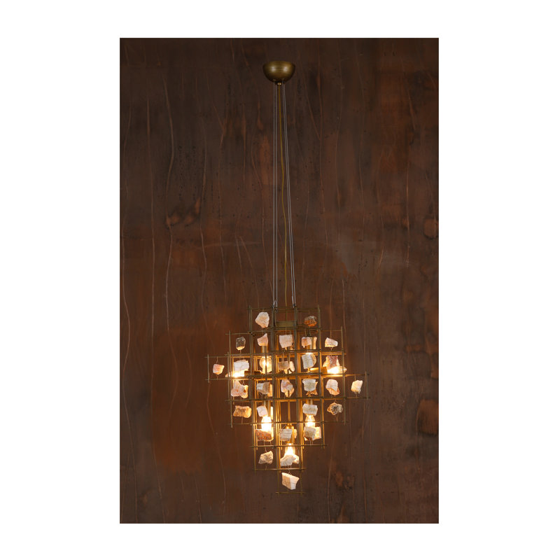 Lustre fantaisie en fer 7 lumières Kulo