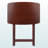 Ella Two-Piece Rectangular Snack Table Set with Dark Brown Finish, 21.45'' L X 14.79'' D
