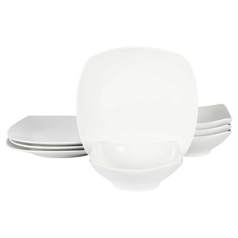 Service de table en céramique Gibson Home - Service for 4, blanc