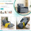 Upholstered Linen Convertible Chair-496331279