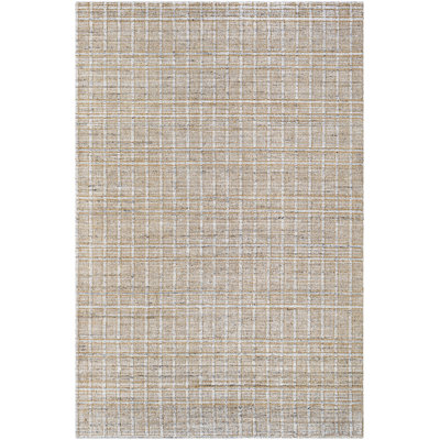 Shivan Striped Area Rug in Gray