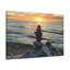 Pebbles Stack Over Beach, nature, photographie sur toile, art mural