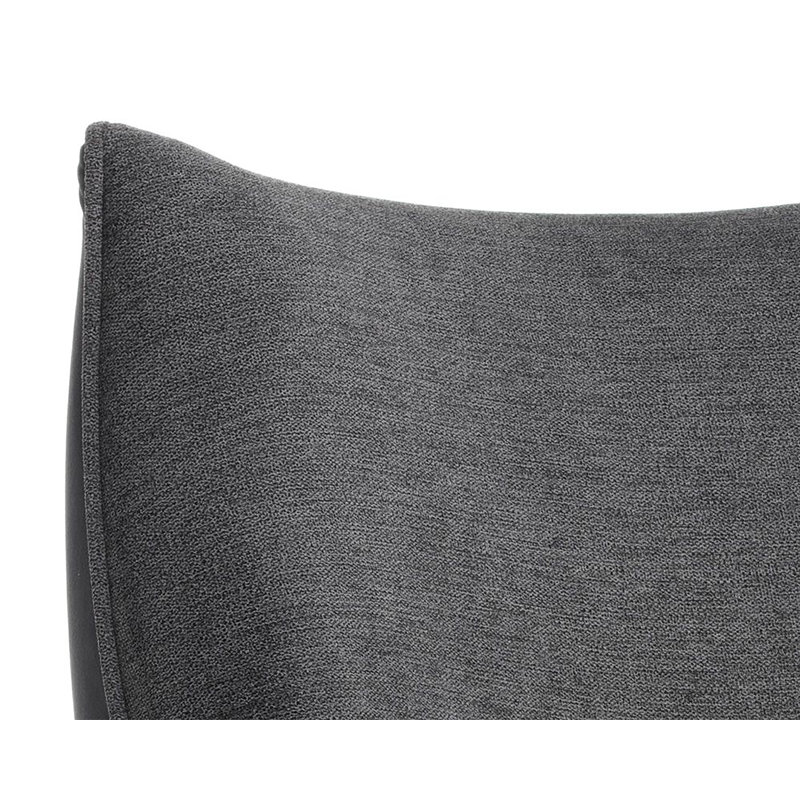 Sorrel Tufted Lounge Chair, Black