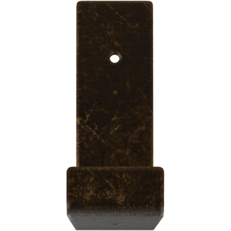 Support de tablette en acier, H 6 po x l 2 po x P 8 po, Antiqued Brass
