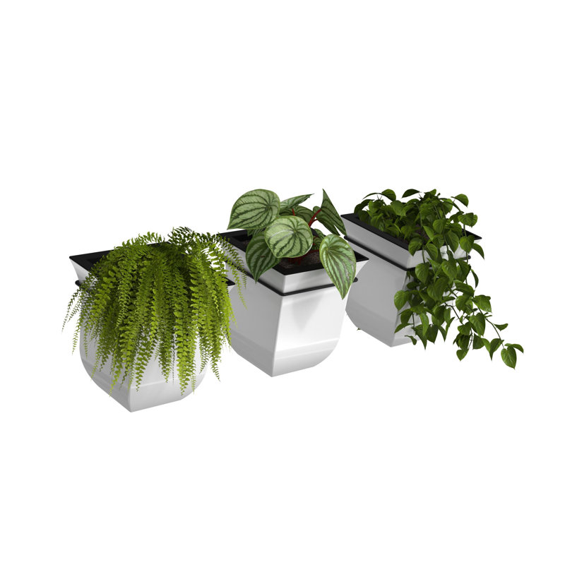 Nadija Planter, White, 3