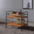 Serving Cart with Stemware Rack