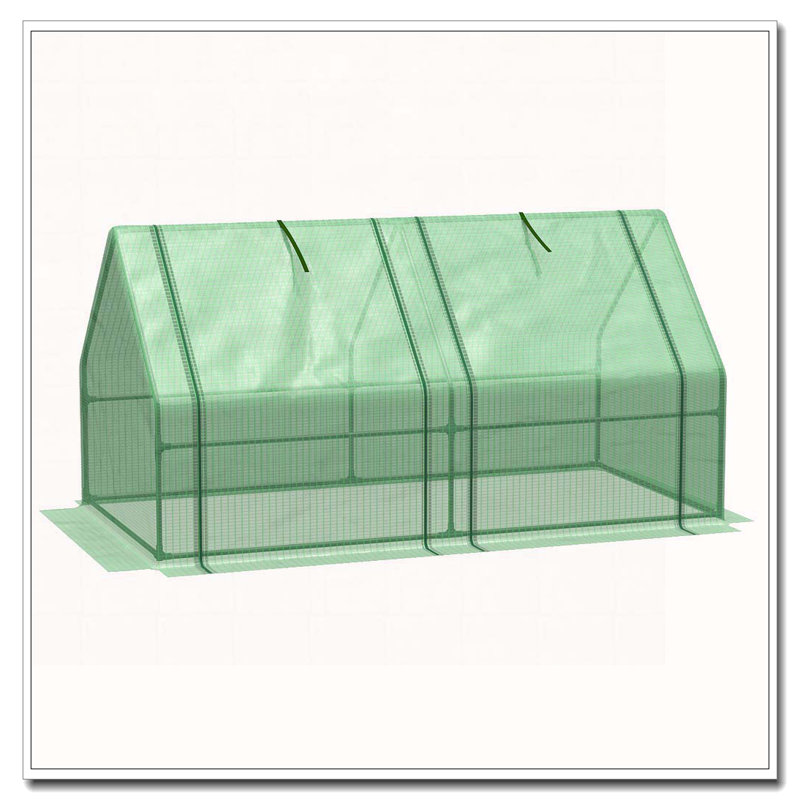 Mini jardin extérieur portatif 6 pi x 3 pi x 3 pi Outsunny, Vert, H 3 pi x l 3 pi x P 6 pi
