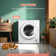 2.8-cu ft Stackable Vented Smart Electric Dryer (White) ENERGY STAR