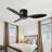 42 In. 3-Blade Indoor Flush Mount Ceiling Fan With Remote Control, Reversible Dc Motor, 6 Speeds-1765317792