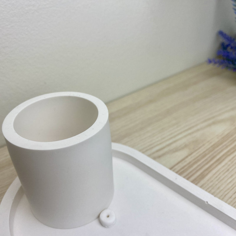 Incense Holder With Stick Storage, White