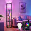 160cm Black Tray Table Floor Lamp