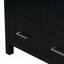 Ensemble de meuble-lavabo avec lavabos doubles (séparés), lavabos doubles en céramique, tablette de rangement et tiroirs séparés (miroir non inclus) - Solution de salle de bain moderne pour salles de bain spacieuses-112897538