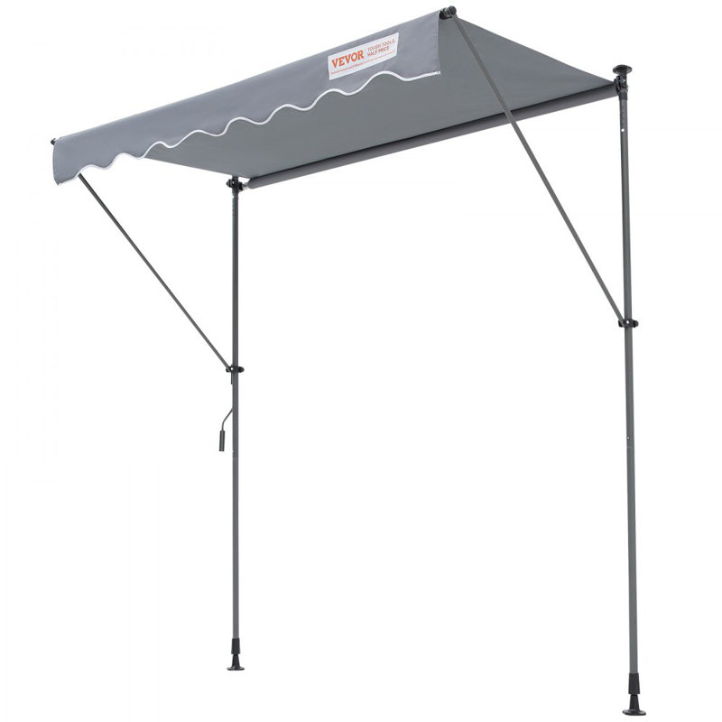 VEVOR 118'' W x 122'' D Retractable, 122" H x 118" W x 47" D
