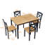 Ensemble de salle à manger rectangulaire L 45,67 po x l 29,5 po Nashton-981176339-981176336
