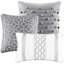 Ensemble d'édredon 7 pièces pour très grand lit gris-130164673-130164675