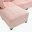 Canapé modulaire en U avec repose-pieds réversible-1762304787