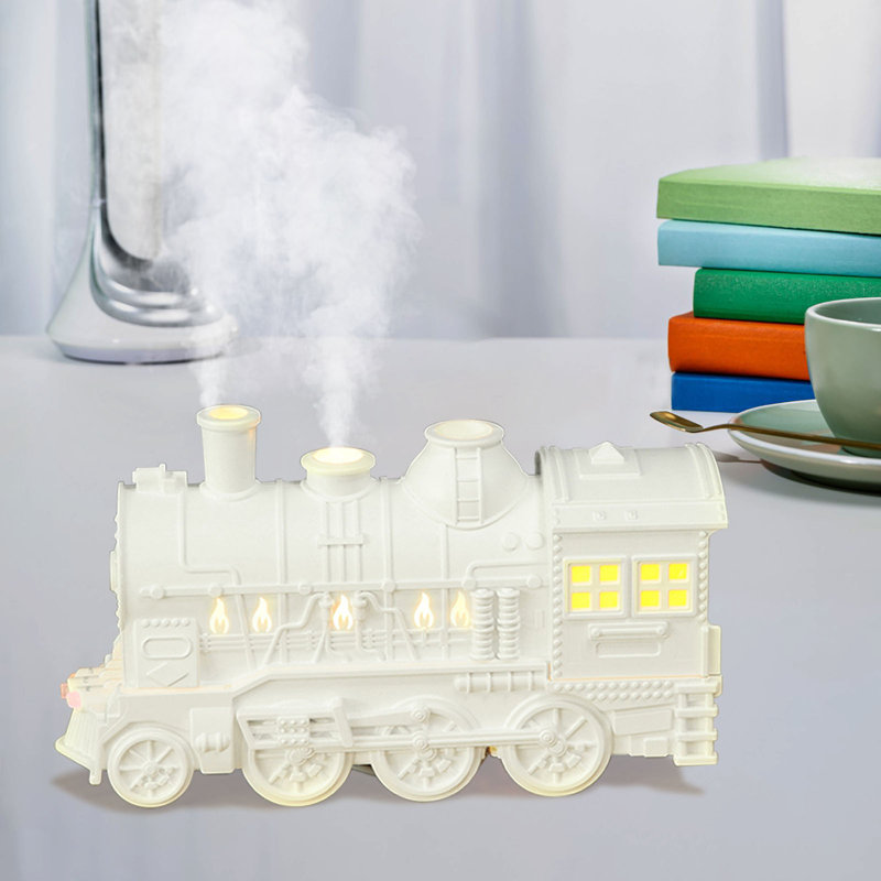 Train humidificateur de train avec diffuseur de brume fraîche d'une capacité de 300 ml pour améliorer l'air pour le bureau de la chambre à coucher avec fonction de minuterie de 2 à 8 heures