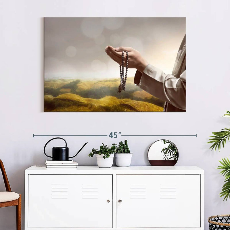 Adella Islamic Prayer, 26" H x 39" W