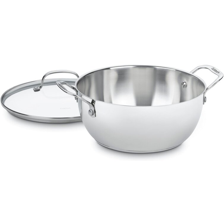 Cuisinart Chefs Classic Stainless 2 Qt. Cook and Pour Saucepan w/Cover 