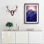 Glowing Mountain in Banff Canada - Picture Frame Painting Print-55608225-55608214