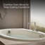 Sunward 66-In X 42-In Heated Bubblemassage Air Bath With Bask, Reversible Drain-452739127