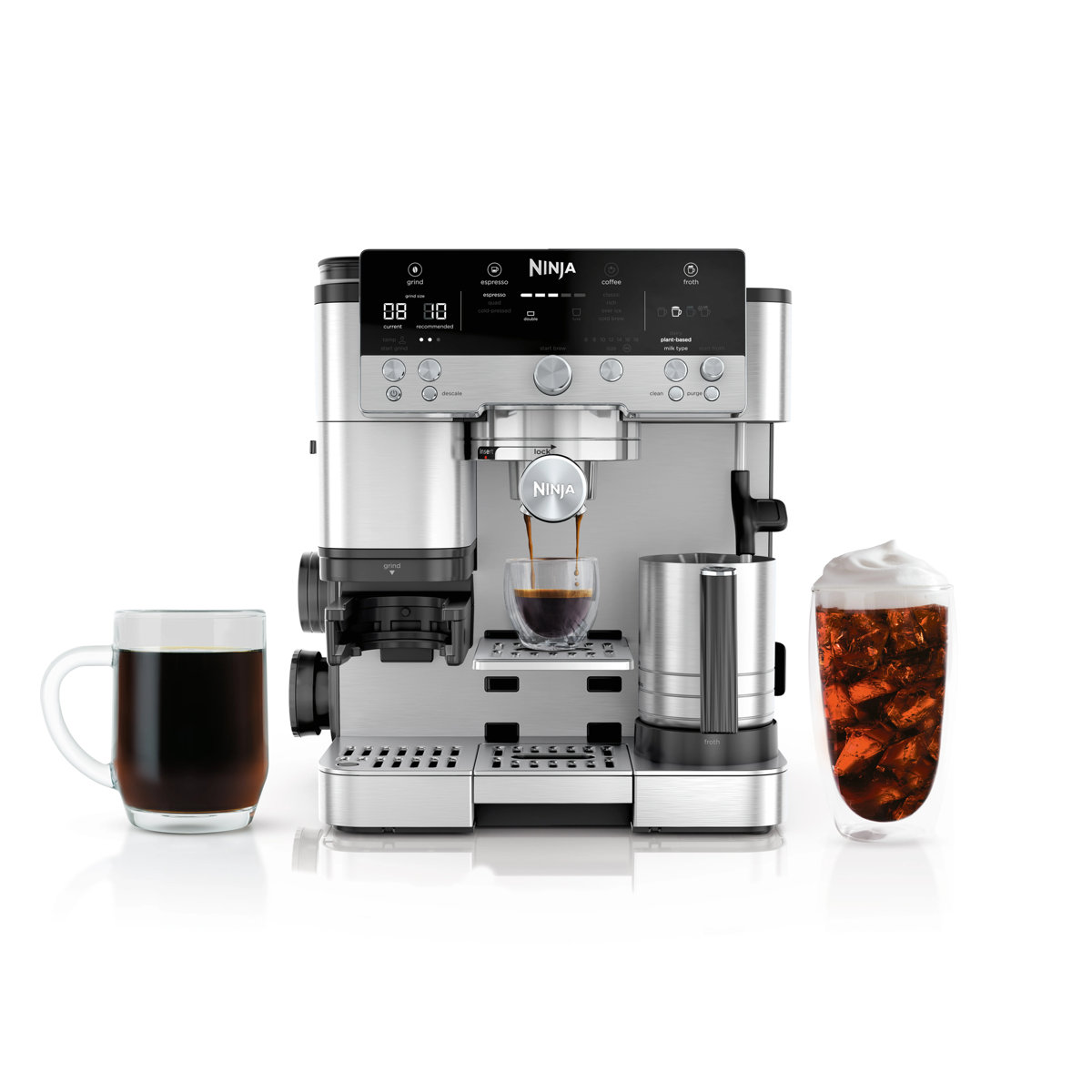 Ninja Luxe Café Premier Series 3-in-1 Espresso, Coffee and Cold Brew Machine- ES601