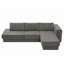 Canapé d'angle modulaire en L avec coussins double couche de L 113 po-1600477894
