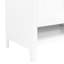 Lavabo de meuble-lavabo moderne - couleur blanche et lavabo 30 "avec matériaux, armoire avec tiroirs à portes, bois massif et céramique pour la décoration