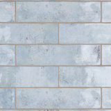 Biarritz 3" x 11.88" Straight Edge Ceramic Brick Look Subway Wall Tile