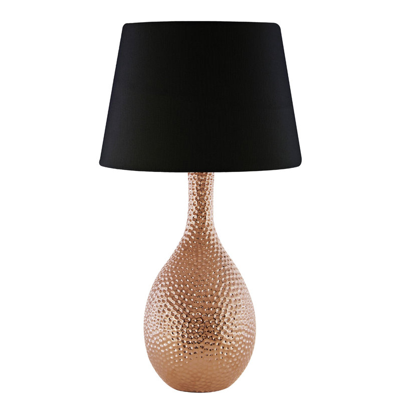 Ceramic Table Lamp, Copper