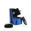 Boîte à bijoux 9 po en velours turquoise et noir-132504019