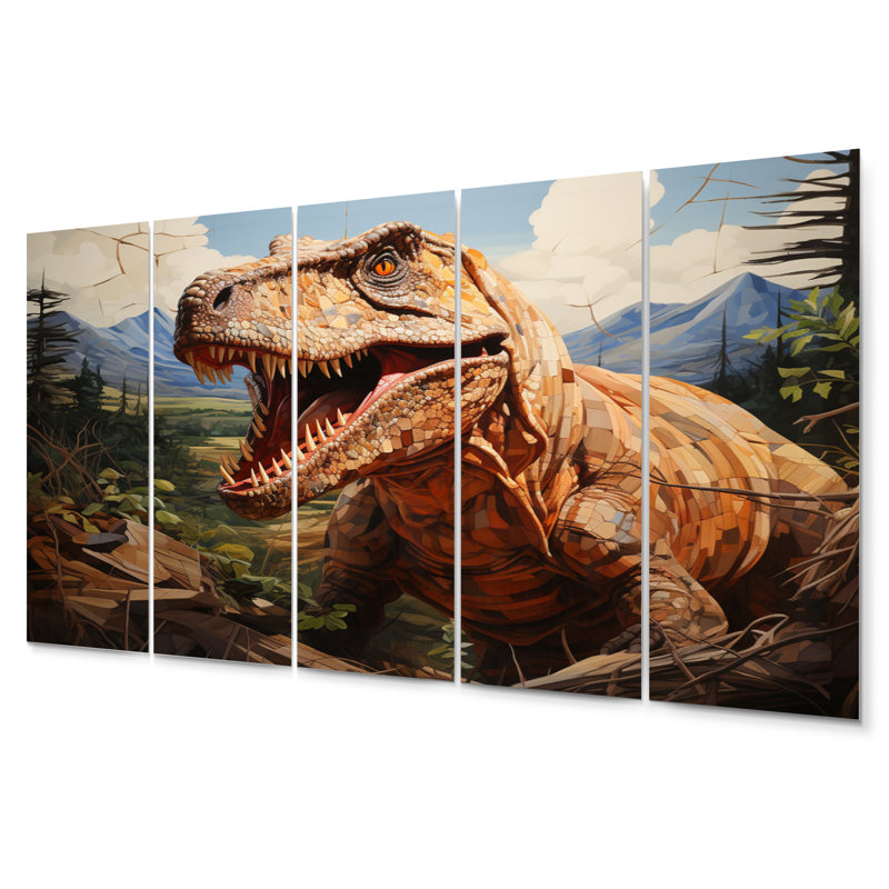 Ensemble de décoration murale dinosaure