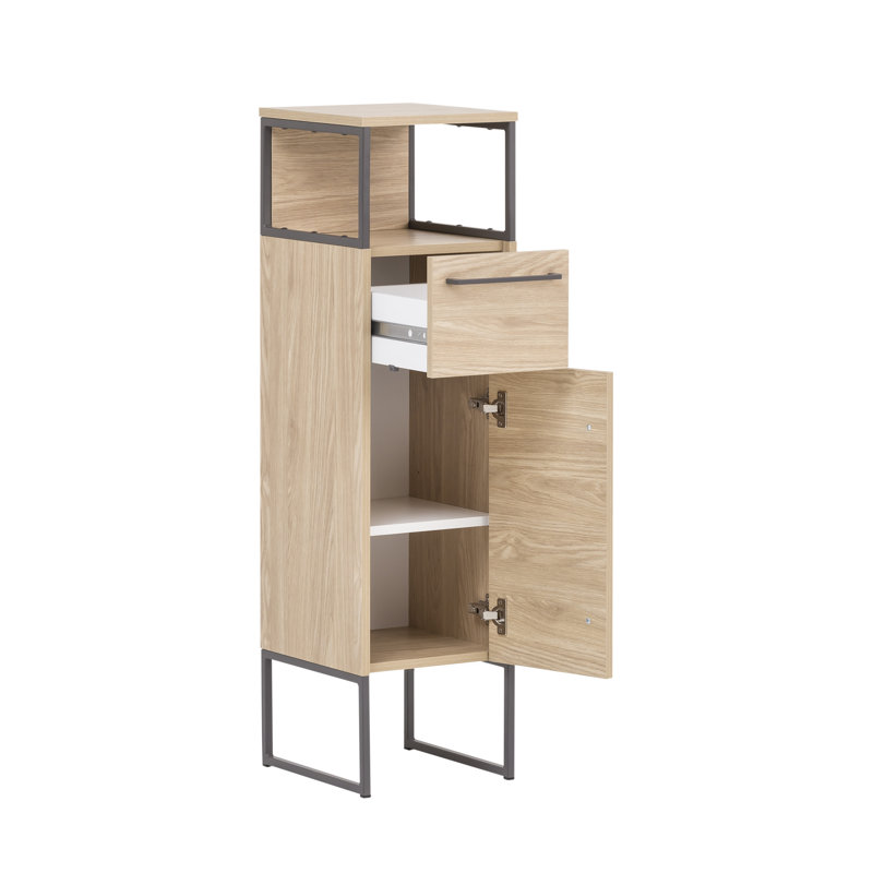 Limone Bathroom Cabinet, Light Oak
