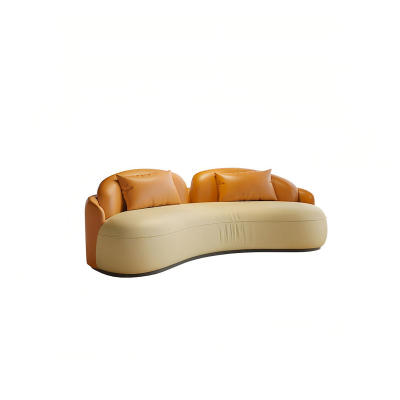 Shavell, Orange / jaune vif, 2, 26.77" H x 66.92" W x 39.37" D