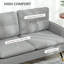 Tobergill 2 Seater Linen Look Tufted Sofa-1222474258
